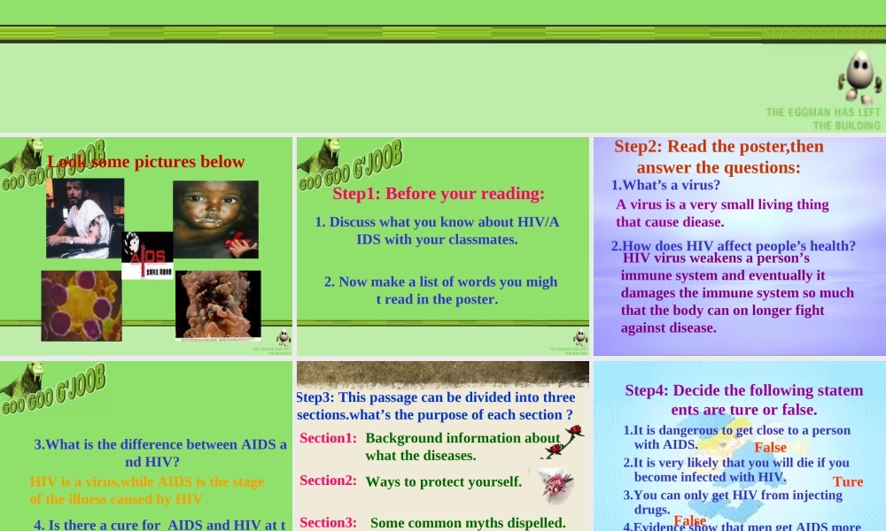 高中英语Unit3 A Healthy life-using language课件 新课标 人教版 必修6 课件