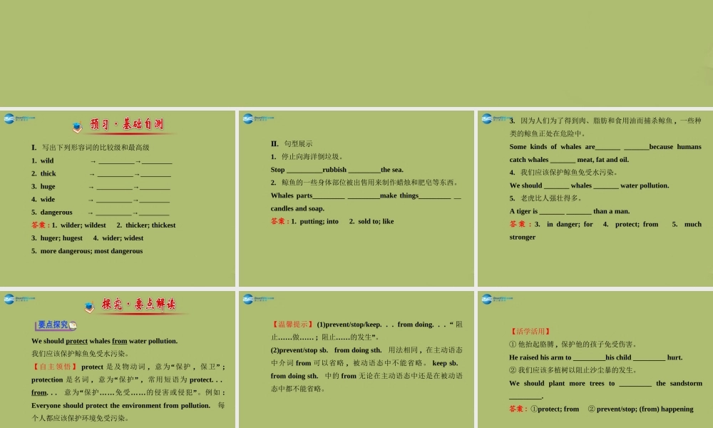 版八年级英语下册 Unit 7 What s the highest mountain in the world Section B (3a-Self Check)课件 (新版)人教新目标版 课件