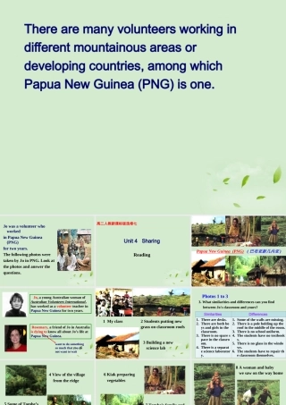 高中英语 Unit4 Reading教学课件 新人教版必修7 课件