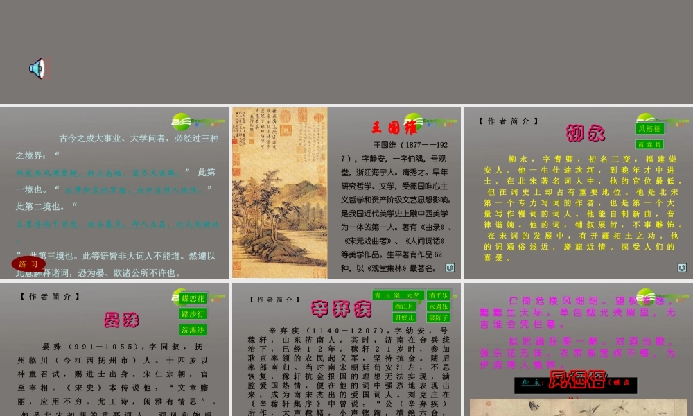 高中语文(人生的境界)课件 人教版第五册 课件