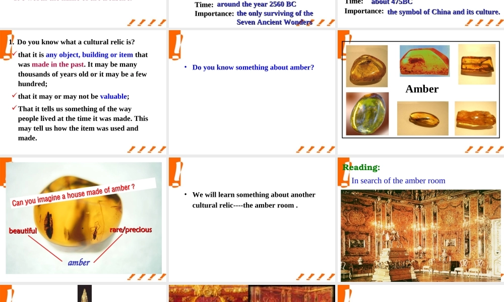 高中英语 B2U1Warming up and Reading课件 新人教版必修2 课件