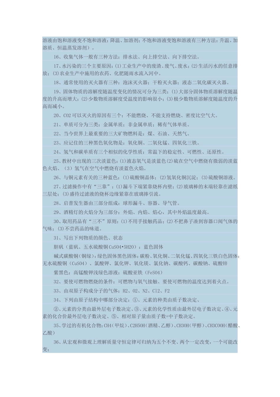 初中化学知识小辑_第2页