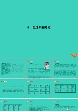 高考语文第2单元生命的赞歌4记念刘和珍君知识整合重难探究课件鲁人版必修3 课件