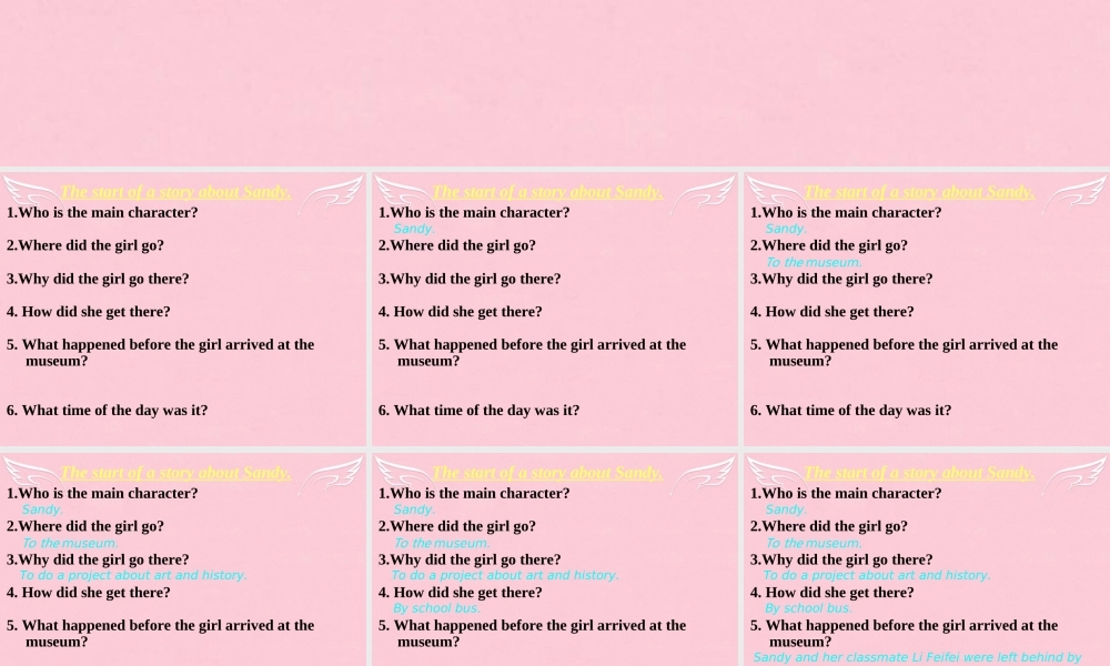 高中英语 Unit 1 The world of our senses task2课件 牛津译林版必修3 课件