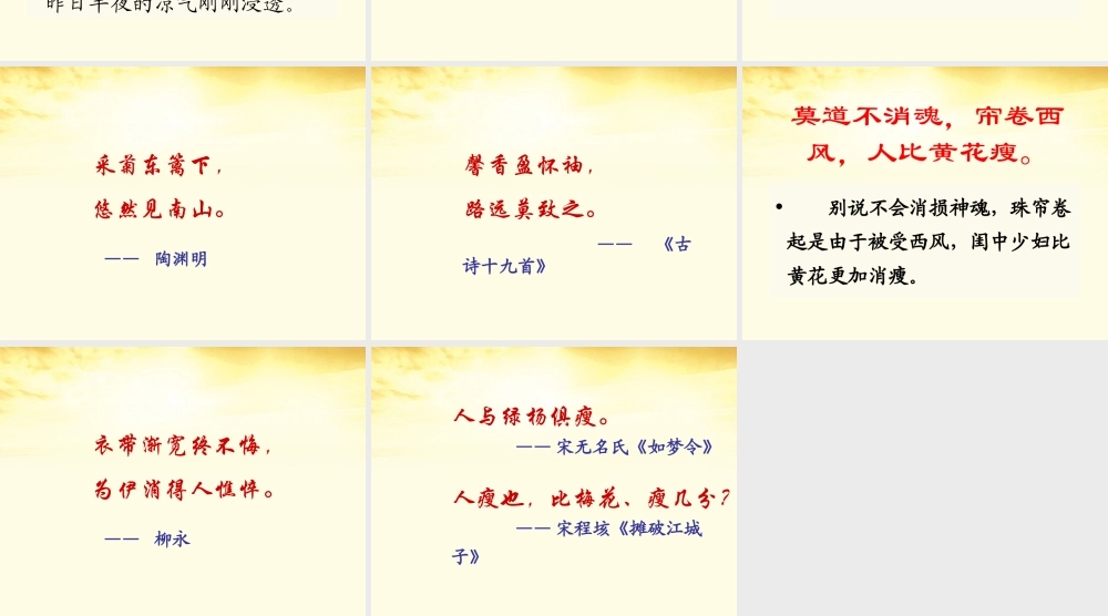 高中语文 271(醉花阴)课件 新人教版必修4 课件