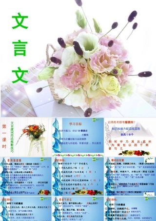 高中语文 文言文实词虚词句式课件