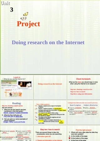 高中英语 m7 unit3 project课件牛津版选修7 课件