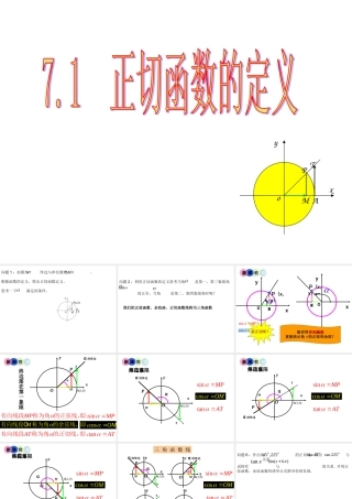7.1正切函数定义