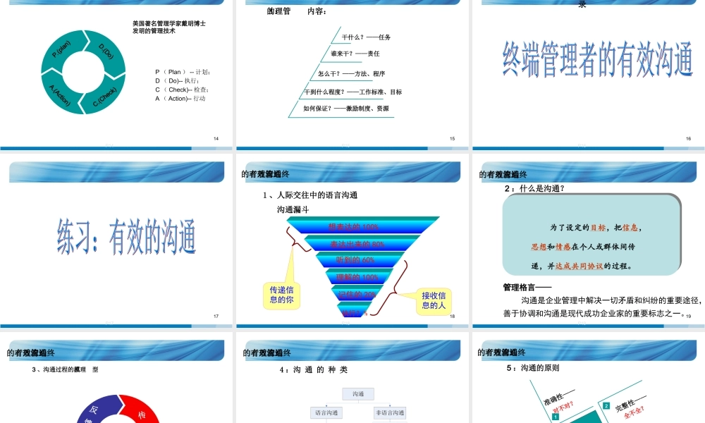 超级实用的金牌店长特训营
