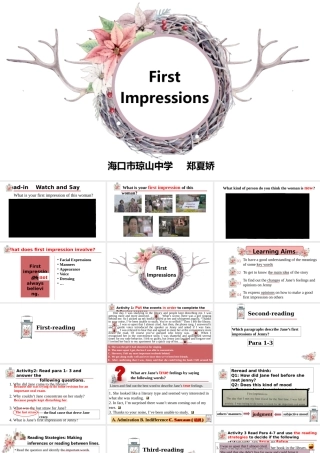 Lesson4FirstImpressions