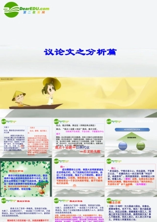 高中语文作文指导 议论文之分析篇课件 新人教版 课件