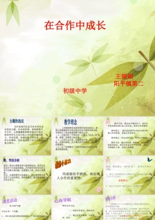 在合作中成长课件