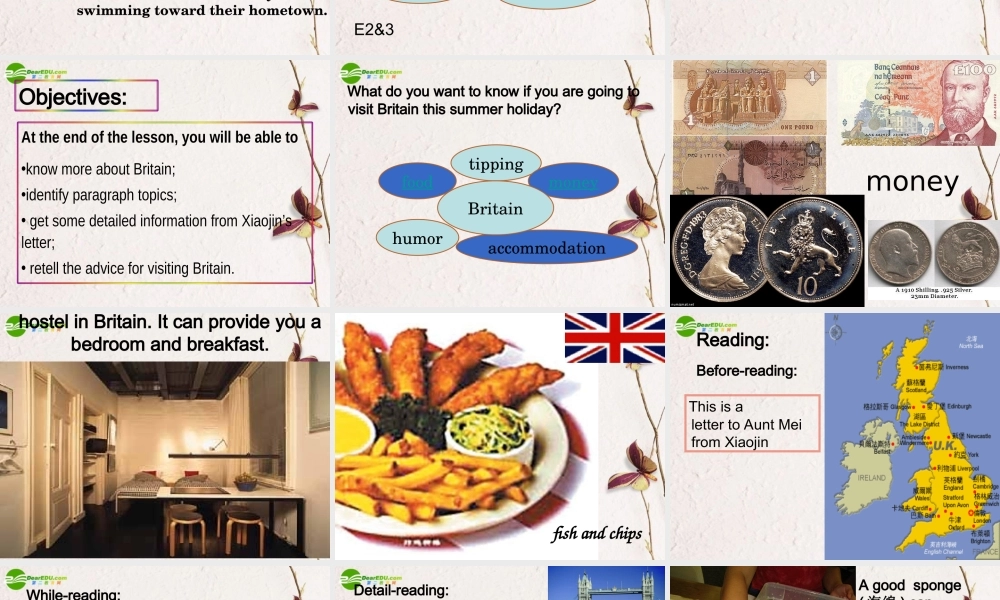 高中英语 Unit 12 Lesson 1 Visiting Britain-Period One课件 北师大版必修4 课件