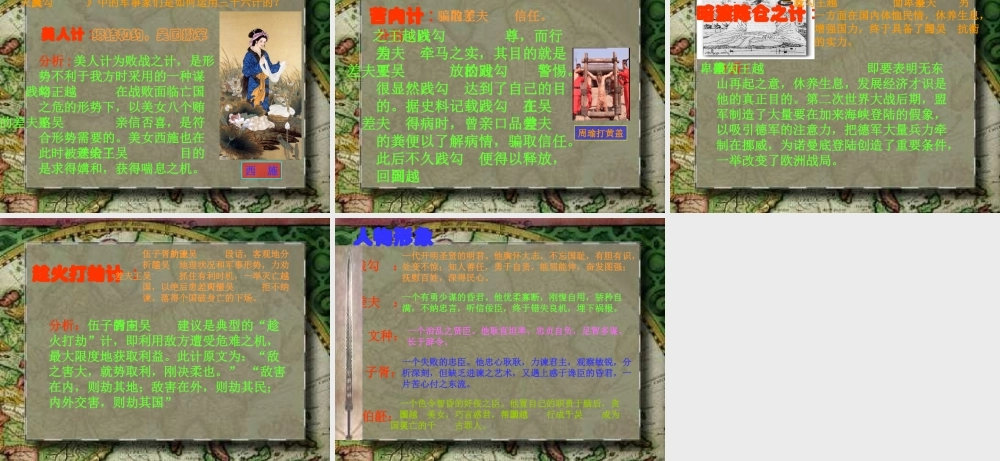 高一语文上册(勾践灭吴)课件 人教版第二册 课件