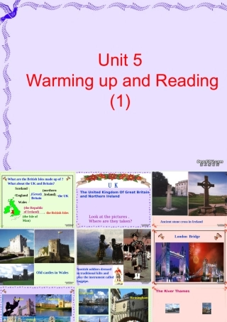 高二英语Unit5 reading 人教版 课件