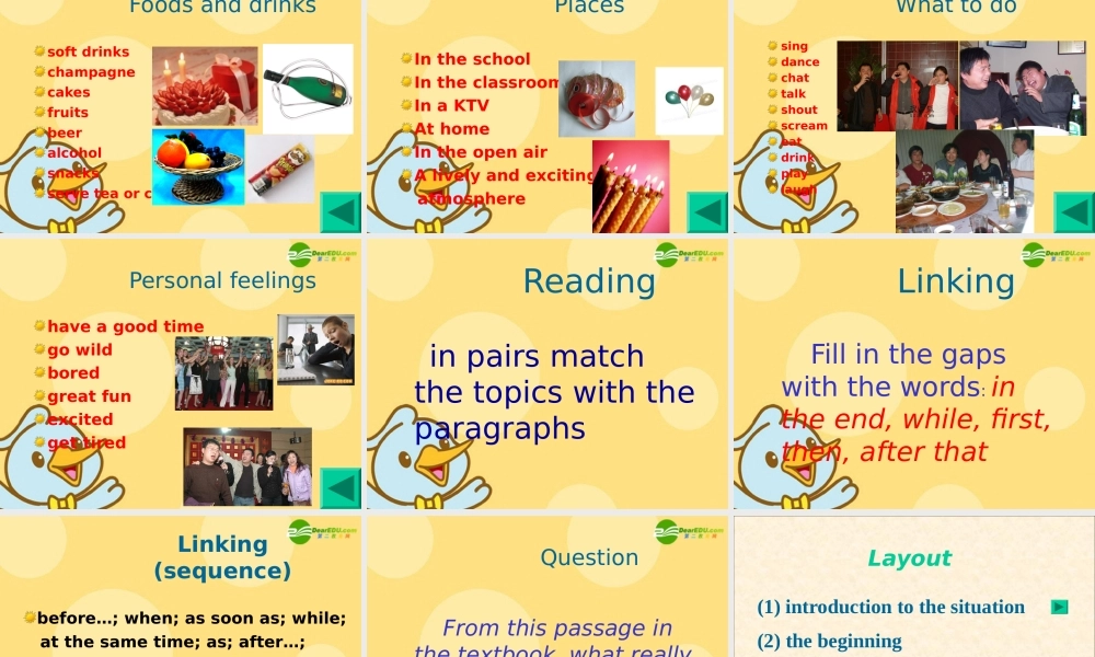 高中英语 unit3 celebration-communication workshop课件 北师大版必修1 课件