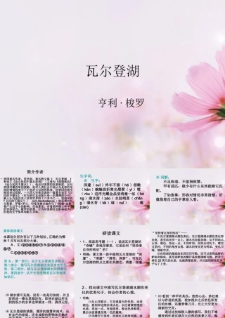 高中语文 瓦尔登湖1课件 新人教版必修1 课件