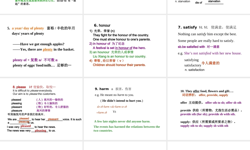 高中英语 unit1 festivals around the world 课件人教版必修三 课件