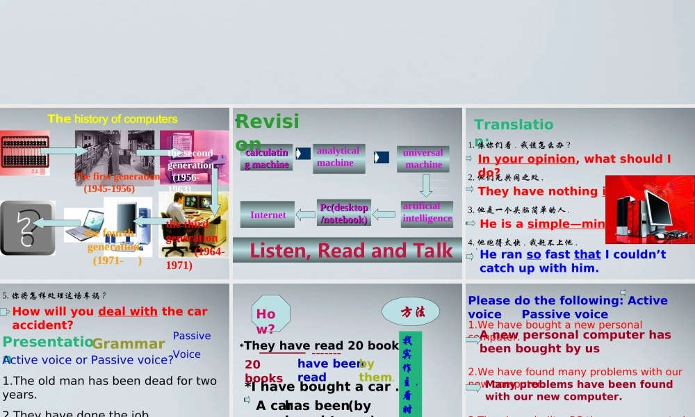 高中英语 Unit3 Learning about language课件 新人教版必修2 课件
