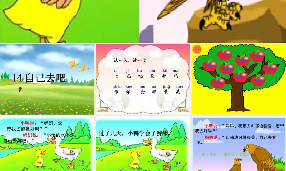 自己去吧教案设计