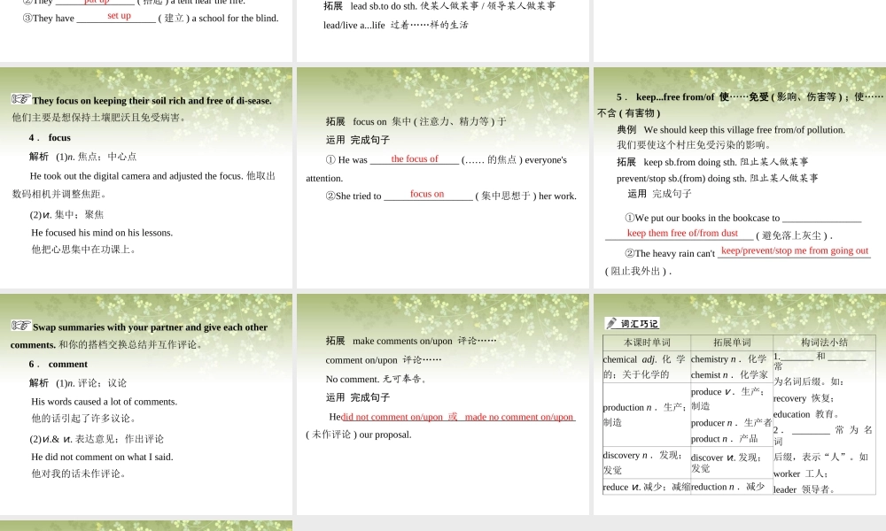 高中英语 unit 2 section ⅲ using language 精品课件 新人教版必修4 课件