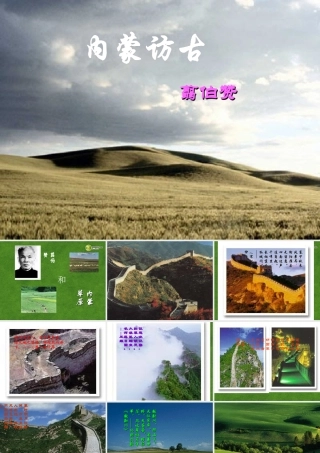 高三语文 内蒙访古复习课件