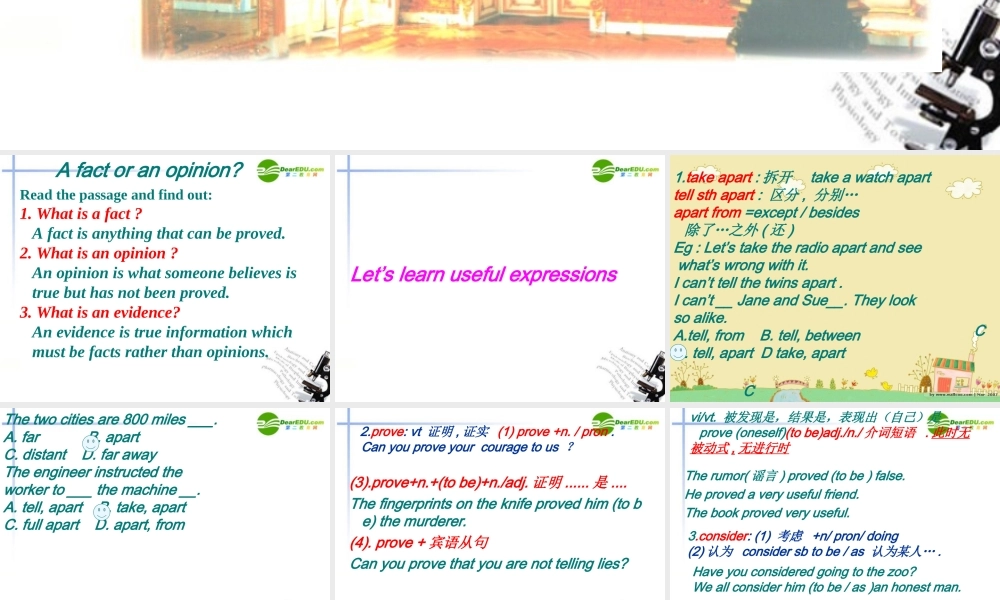 高中英语 Unit1 Using Language课件 新人教版必修2 课件