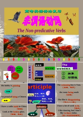 高考英语复习 非谓语动词8精品课件