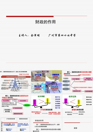 第四课国家财政与依法纳税