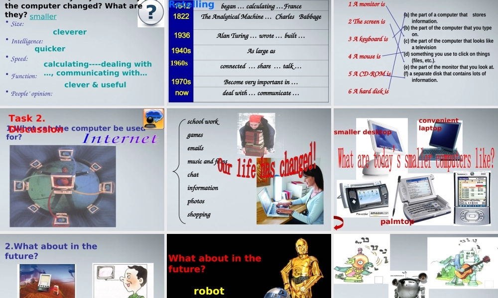 高中英语 Unit3 Task课件 新人教版必修2 课件