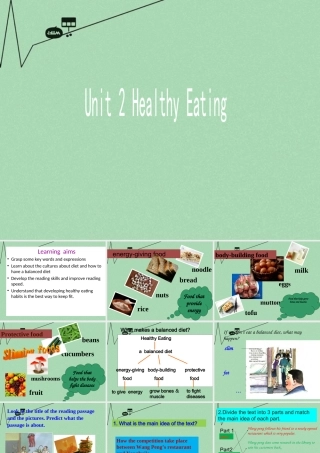 高中英语 unit 2 Healthy eating Period Reading2课件 新人教版必修3 课件