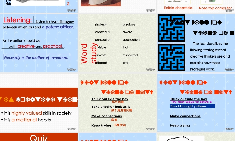 高二英语下学期unit18 warming up listening reading 新课标 人教版 课件
