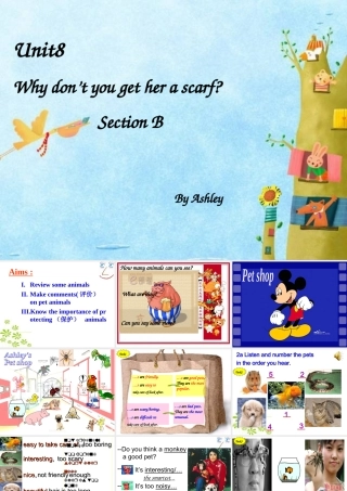 Unit8Whydon’tyougetherascarfSectionB