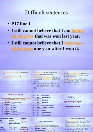 高中英语Unit3 life in the future-period3课件 新课标 人教版 必修5 课件