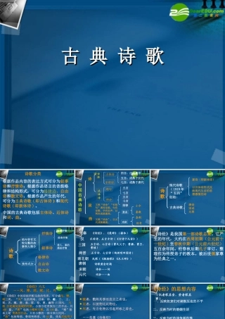 高考语文专题复习 古典诗歌课件 新人教版 课件