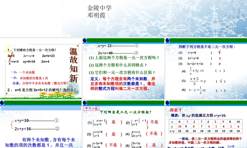 8.1-二元一次方程组.1-二元一次方程组