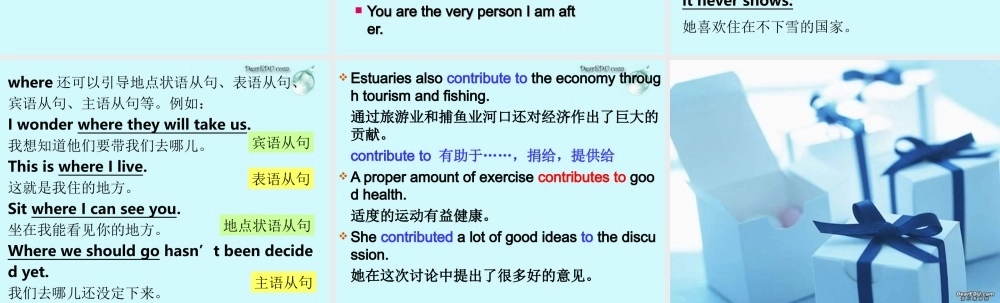 黑龙江地区高二英语Unit13 integrating skills life in the ocean 人教版 课件