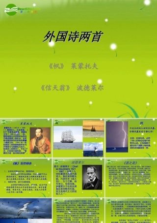 高中语文 (帆 信天翁)课件　语文版必修5 课件