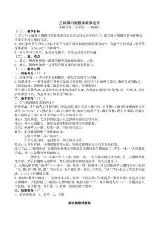 足球脚内侧踢球