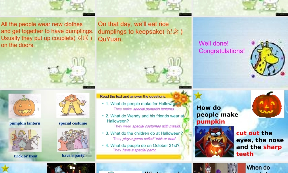 江苏地区七年级英语7Aunit3reading(Ⅱ)的课件牛津版 课件