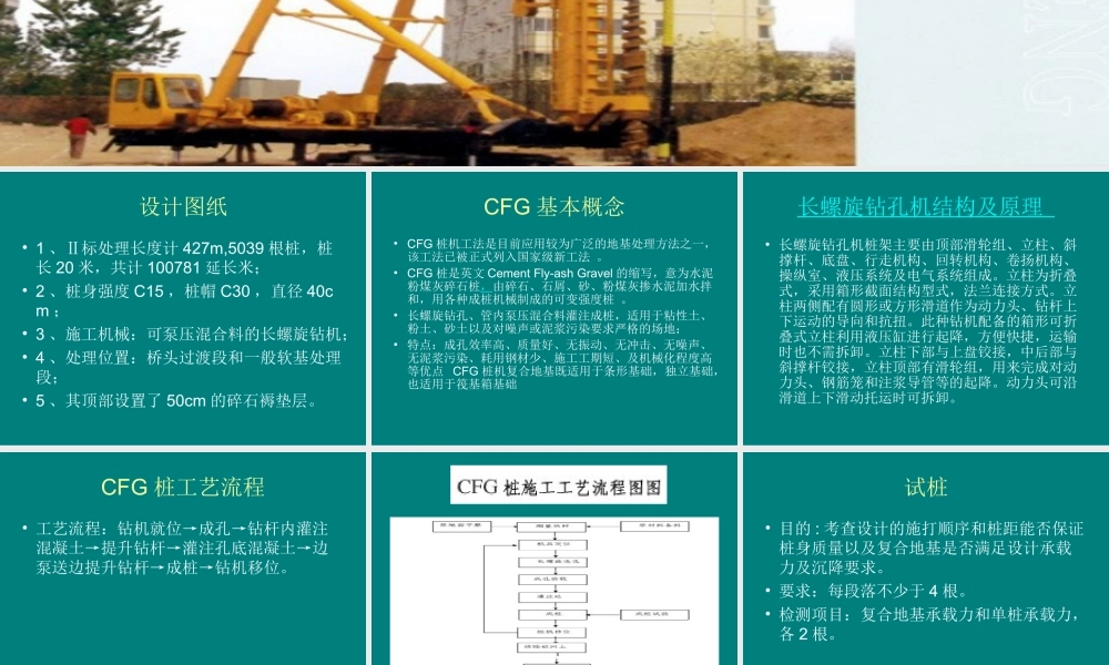 CFG桩监理控制要点