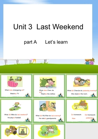 Unit3--Let--us--learn--A参考课件
