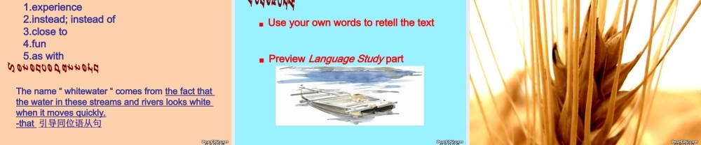 高一英语unit3 Adventure Travel 新课标 人教版 课件