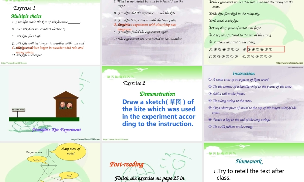 辽宁地区高一英语Unit16 Scientists at work 人教版 课件