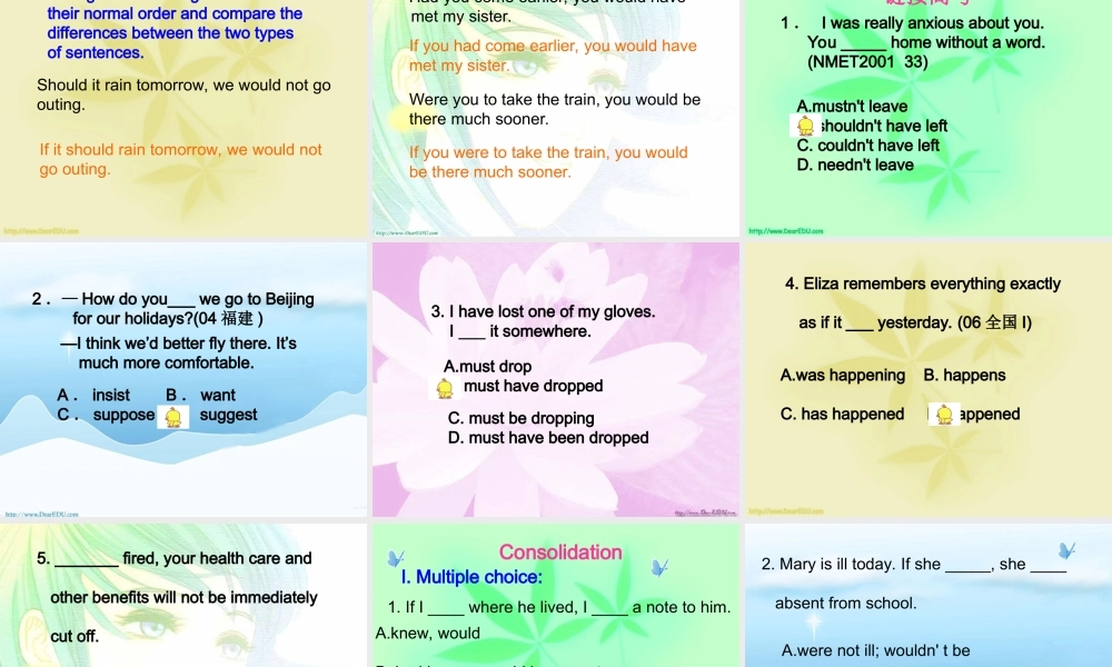 江苏地区高二英语Unit3 Grammar 牛津版 课件