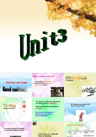 江苏地区高二英语Unit3 Grammar 牛津版 课件