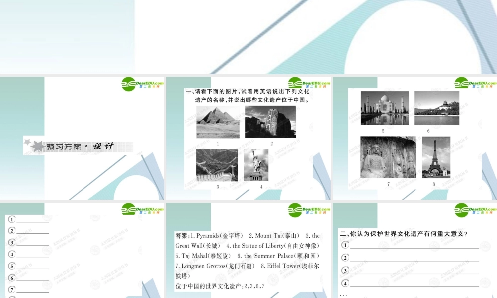 高中英语 11Section Ⅰ—Warming Up,Pre-reading,Reading & Comprehending课件 新人教版必修2 课件