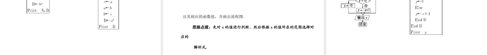 高三数学一轮复习 10-2基本算法语句、算法案例课件 文 苏教版 课件