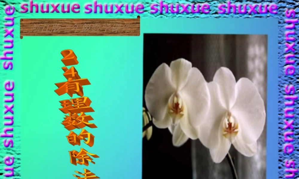 有理数除法 七年级上册第二章整套课件 浙教版