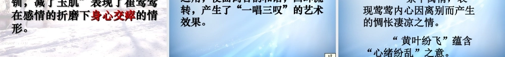 高中语文 第二专题(长亭送别)2课件 苏教版必修5 课件